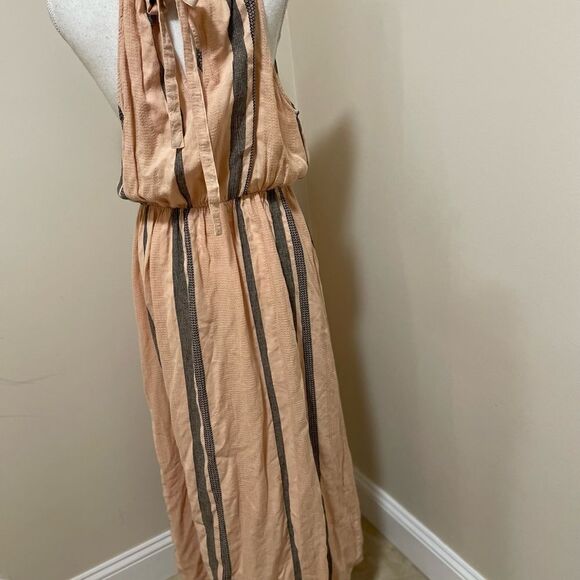 New Clith & Stone Hermia Halter maxi dress size L - Picture 7 of 9